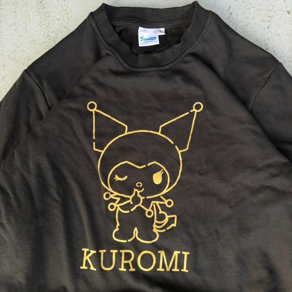 y2k sanrio kuromi graphic crewneck sweater - Picture 2 of 6